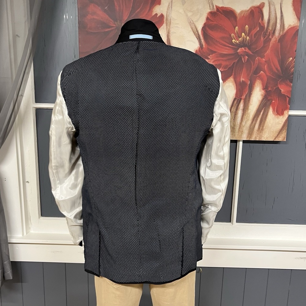 Sand Copenhagen Wool Silk Blazer Jacket Sport Coat Mens 42R Slim Fit Black - Picture 11 of 12